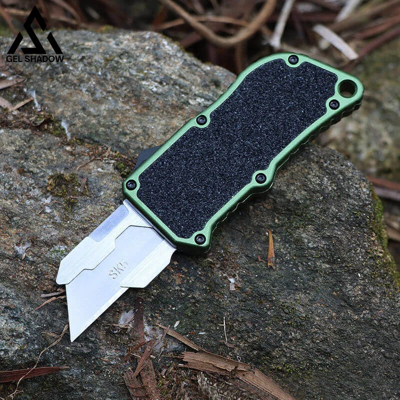 Razor C/F Sk5 Otf Art Knife Edc Green Pocket Knives