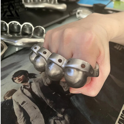 Self - Defense Four - Finger Iron Fist Brassknuckle