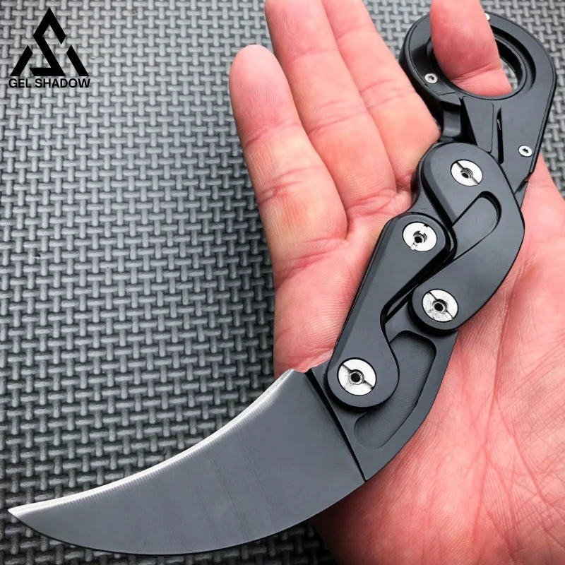 Self Defense Quick Karambit Knife Black Pocket Knives