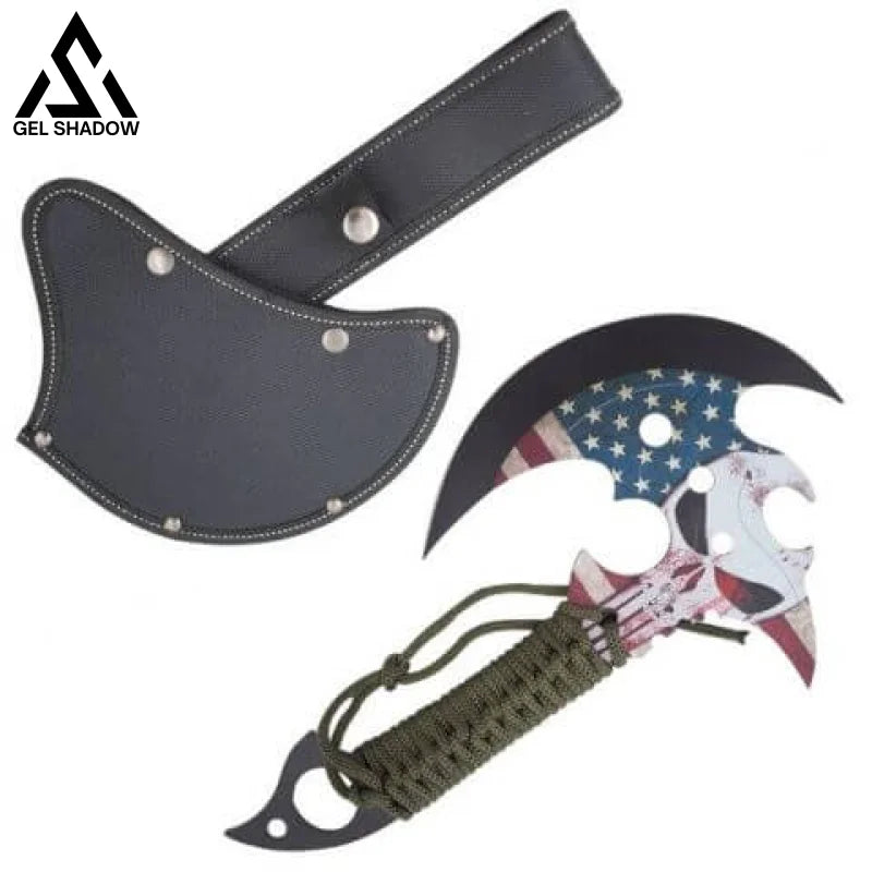 Snake Eye Tactical Bktn Fantasy Throwing Hatchet Skulls