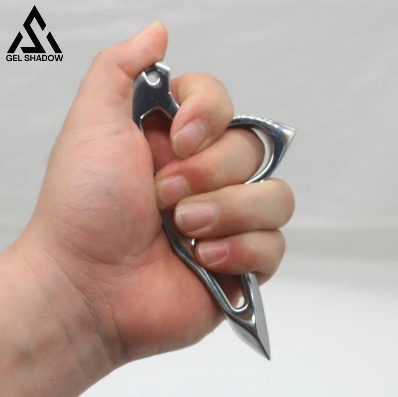 Stainless Steel Single Finger Brass Knuckle Broken Windows Brassknuckle