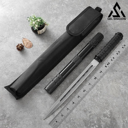 Stick Hidden Knife Baton-Style Tactical Baton 2 Sections