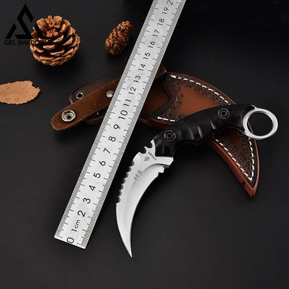 Strider Shadow Karambit Knife Sharp Claw D2 Steel Pocket Knives