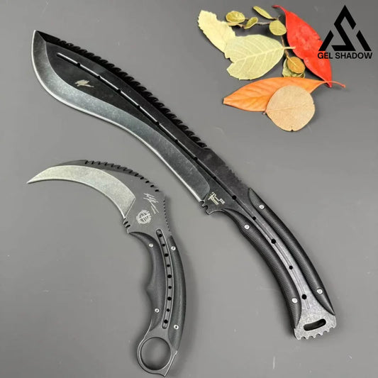 Todd’s Dragon Nepalese Claw Knife Set Grey suit BRASSKNUCKLE