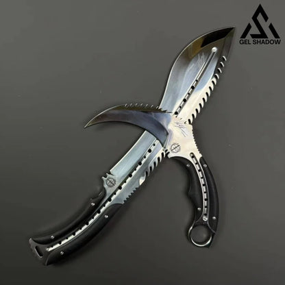 Todd’s Dragon Nepalese Claw Knife Set Silver suit BRASSKNUCKLE